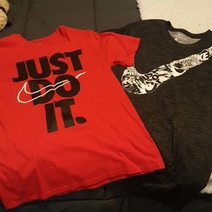2 nike shirts